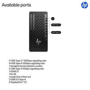 Hp Z1 Twr Base Unit G1I 500W Rcto ULTRA9-285 32GB 1TB W11P