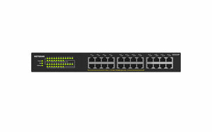 Netgear 24-P. Gb Eth Unmgd POE+ Switch In