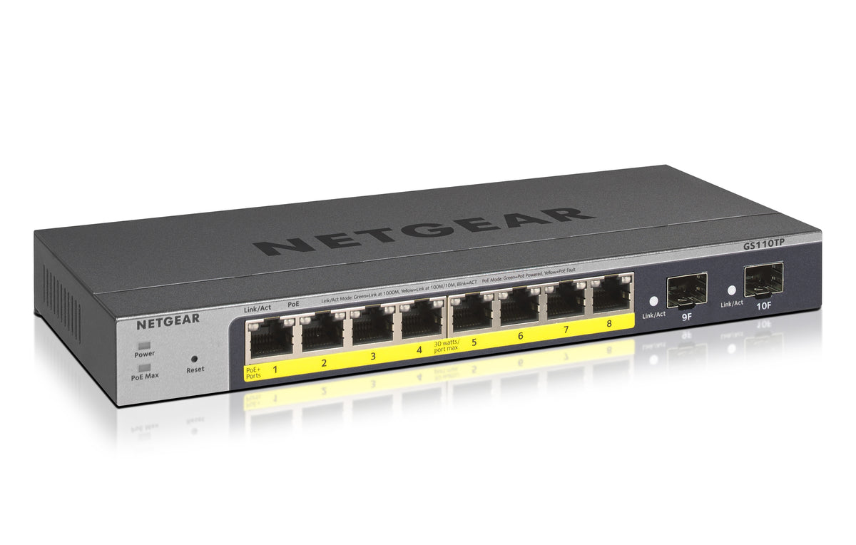 Netgear 8P Ge POE Smart Managed Pro Switch