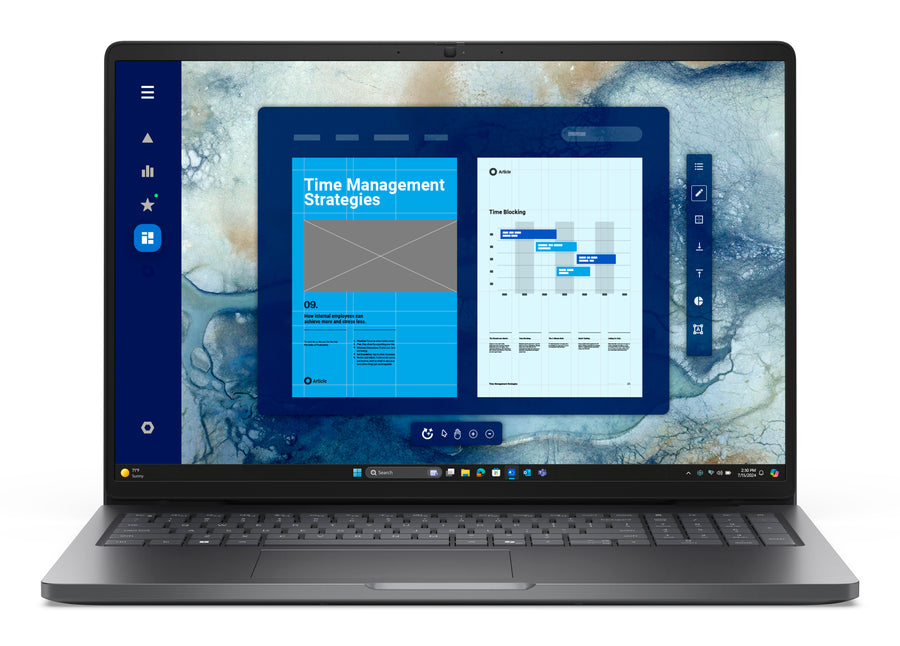 Dell PC16250 Pro U5-225U 16-inch 8GB 512GB 16-inch