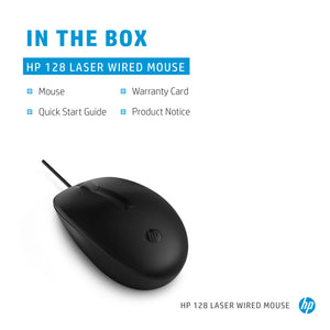 HP 128 Lsr Wired Mouse